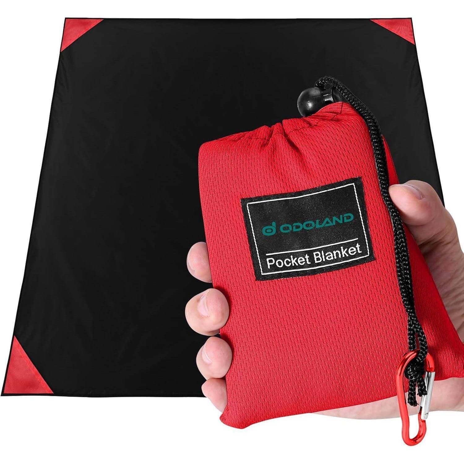 Picknickdecke Stranddecke Campingmatte Strand Camping 180 X 160 CM Rot