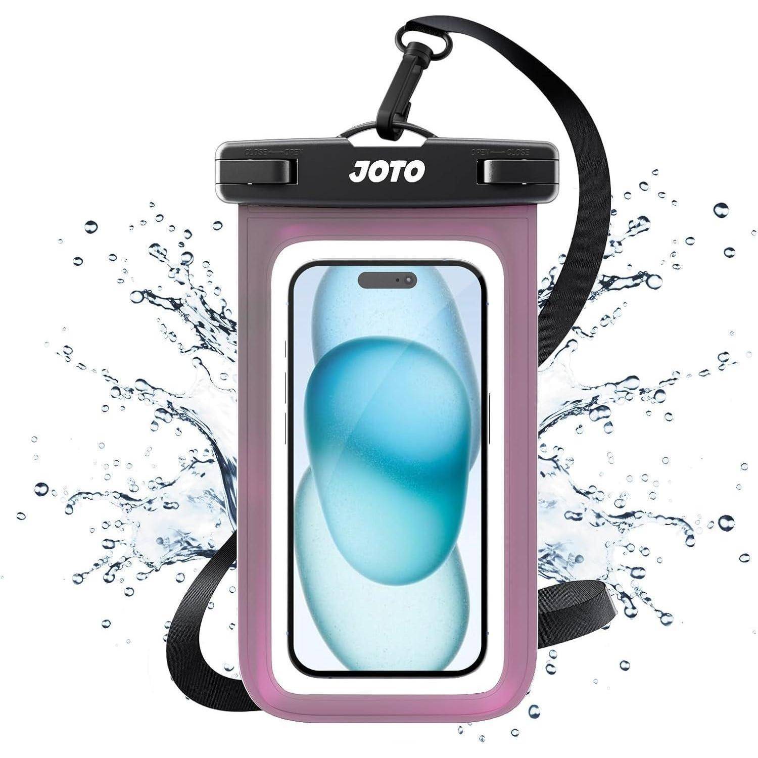 Handyhülle Wasserdicht Unterwasser IPX8 7 Zoll 9-Clear Lila