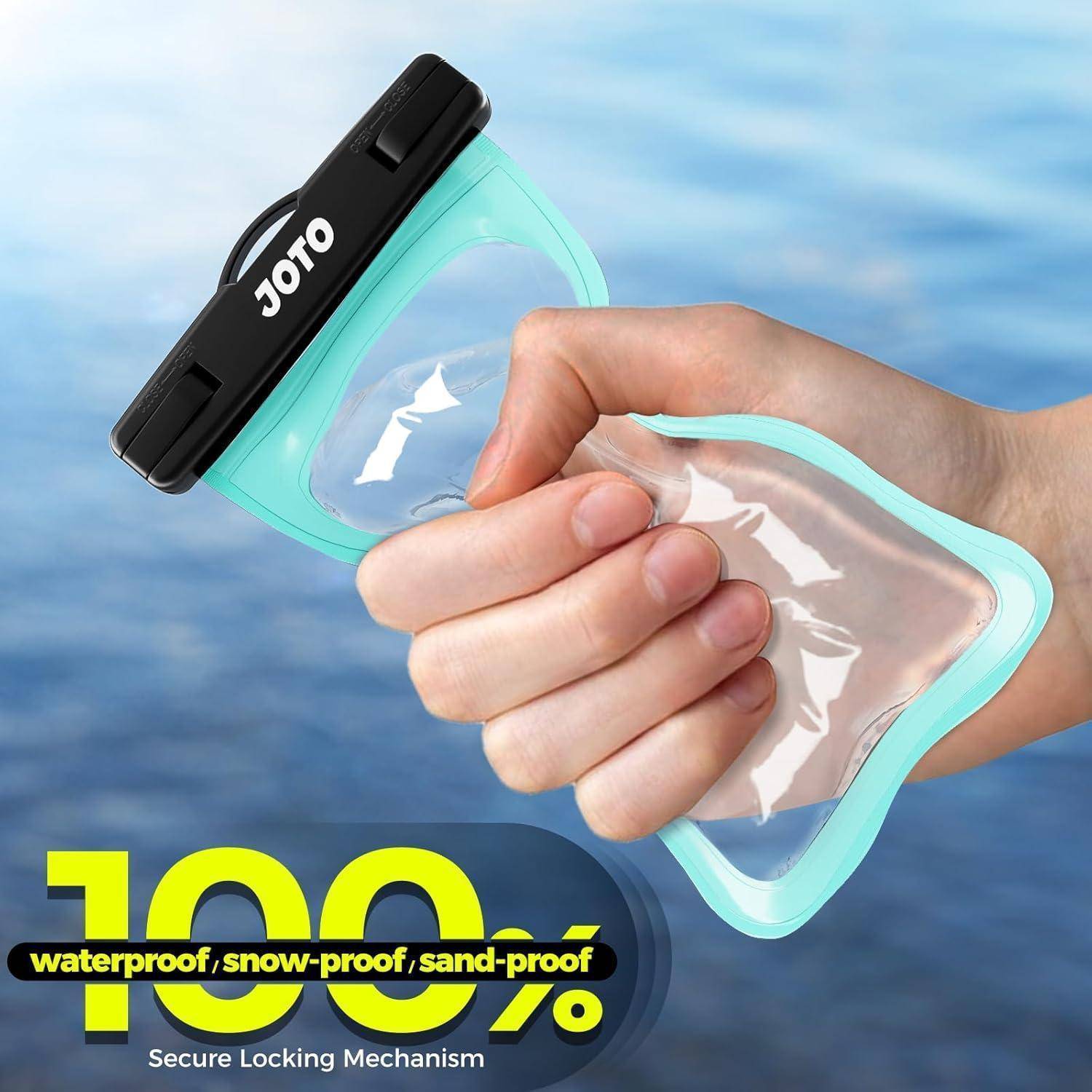 Handyhülle Wasserdicht IPX8 Unterwasser 7 Zoll 7-Grün