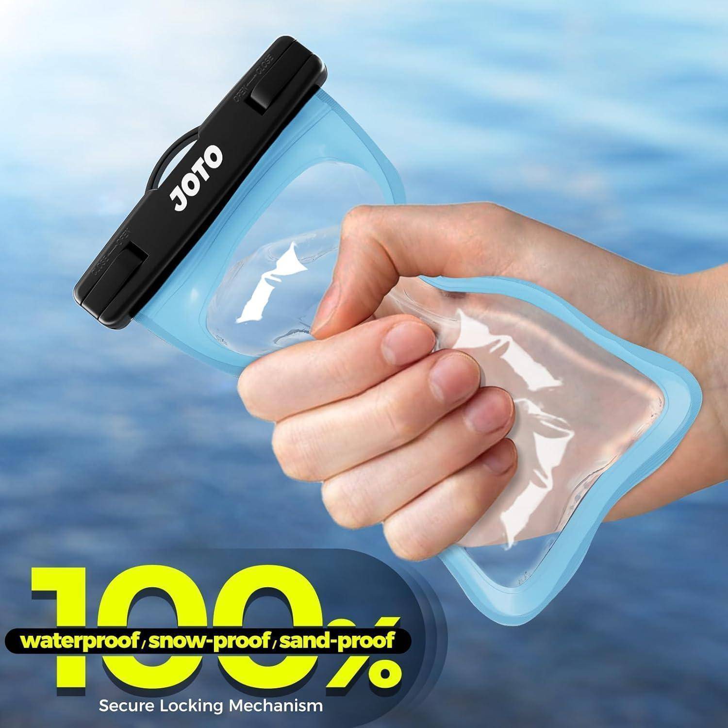 Handyhülle Unterwasserhülle IPX8 Wasserdicht 7 Zoll Blau