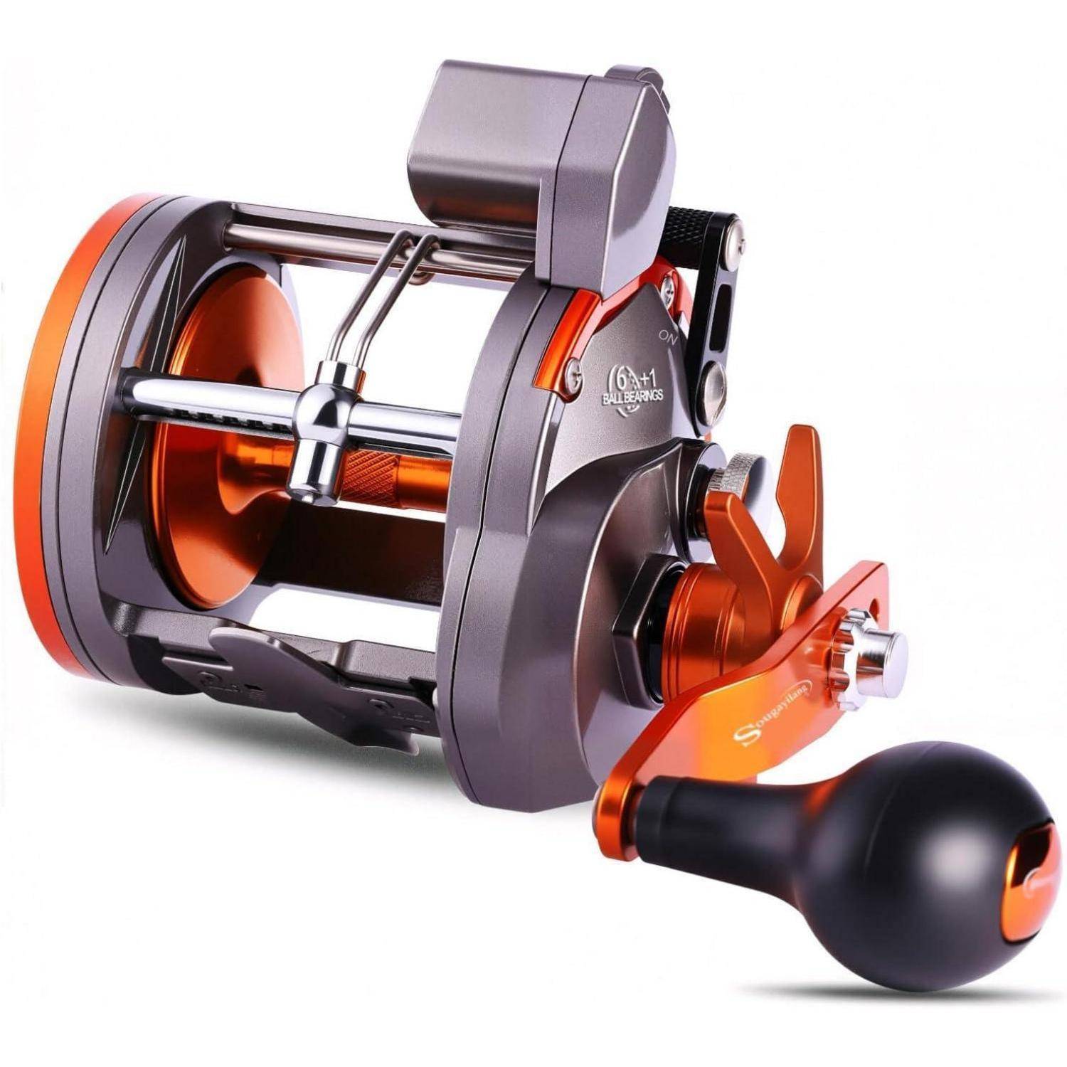 Angelrolle Schnurzähler Wasserwaage B-Thunder LS II 3000 Linkshänder