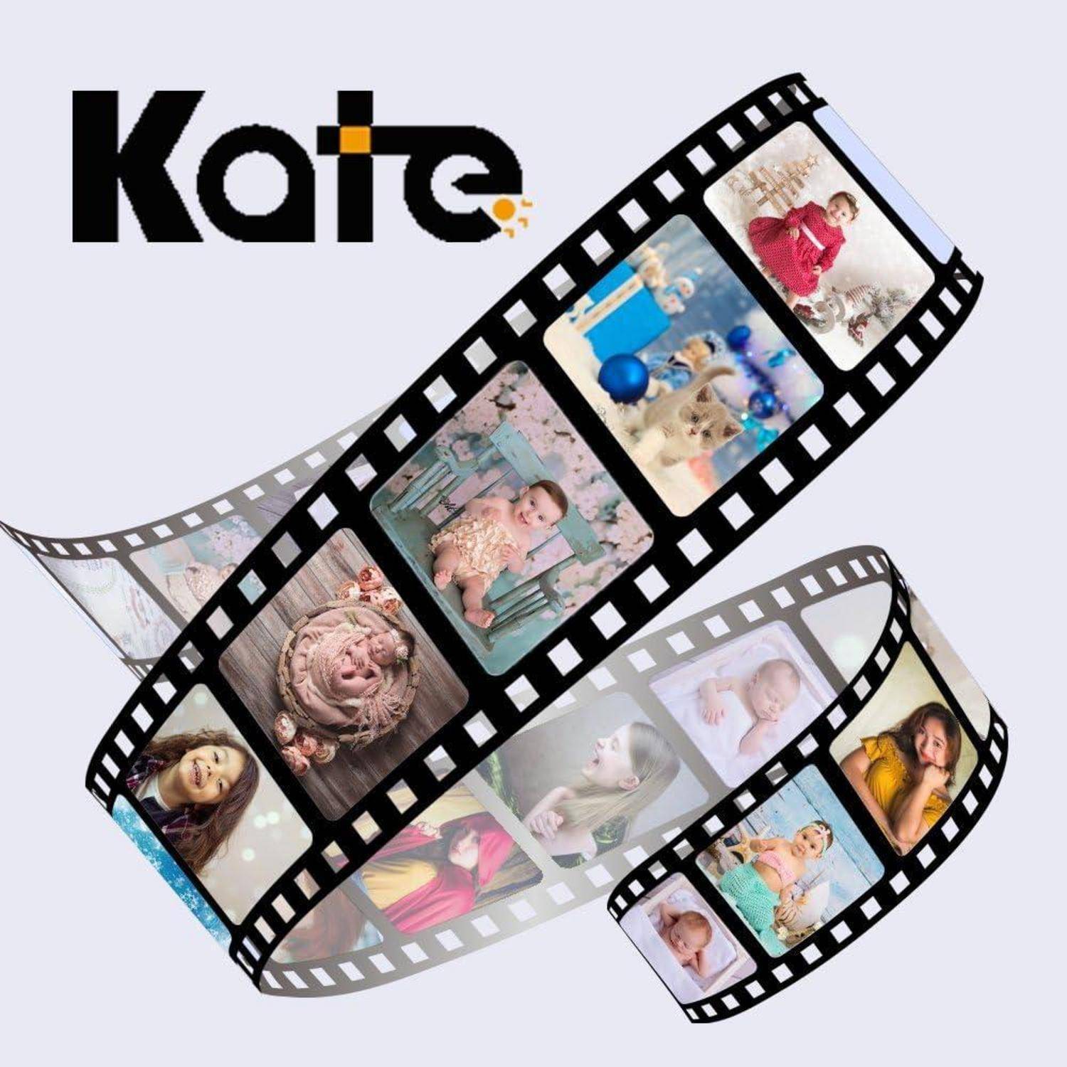 Ein Filmstreifen mit verschiedenen Fotos von Kindern und Haustieren vor einem hellen Hintergrund, mit dem Text 