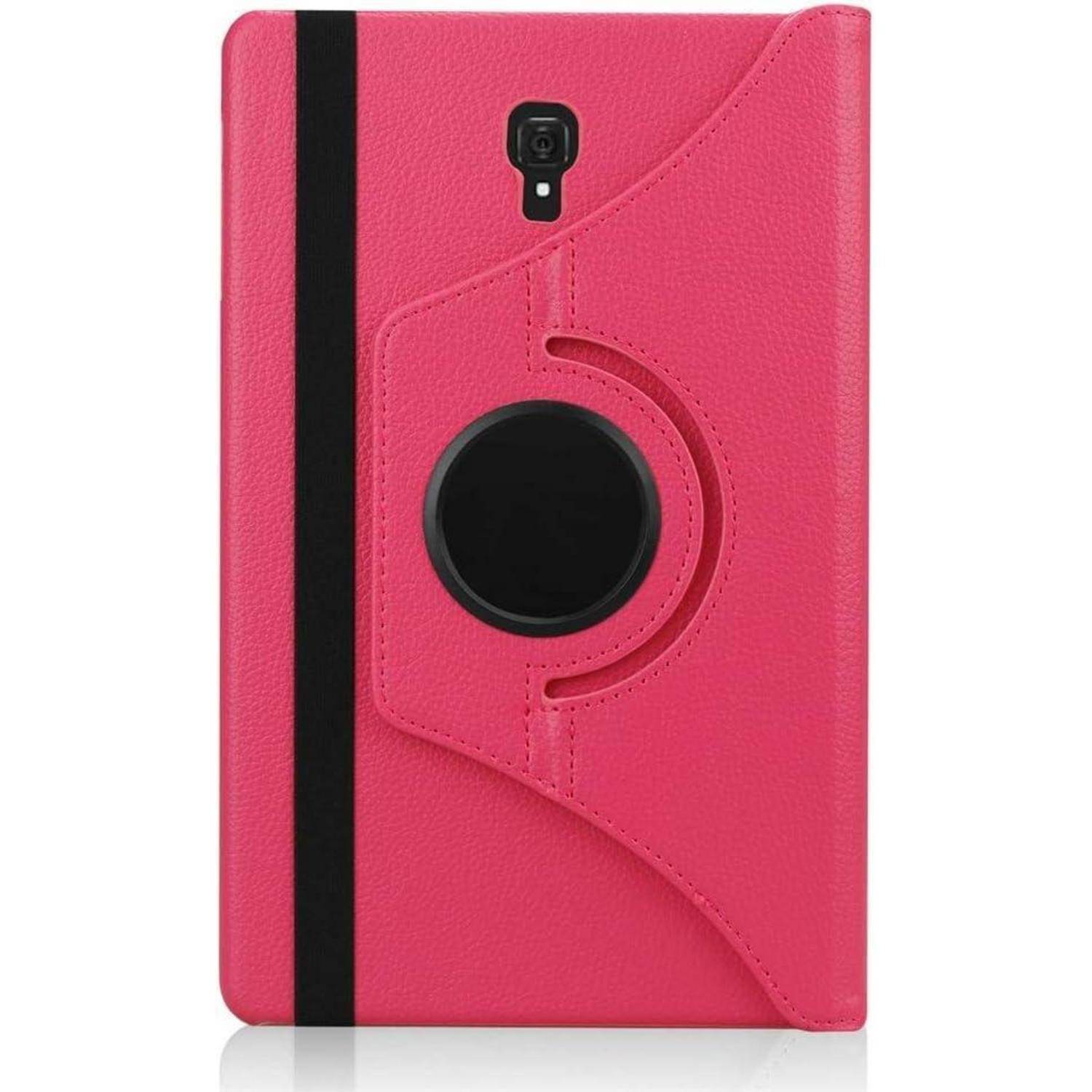 Hülle Tab A 10 5 2018 Folio 360 Leder Auto Schlaf Wach rosa