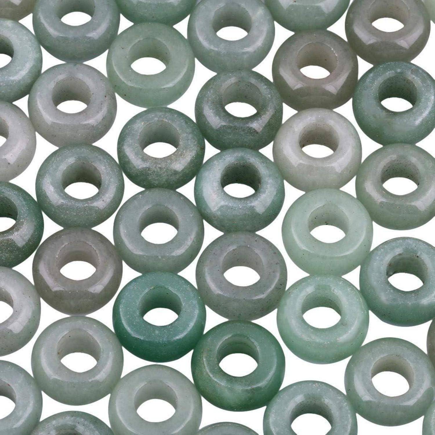 Schmuckperlen Grüner Aventurin (12mmx6mm, Packung mit 20 Stück)