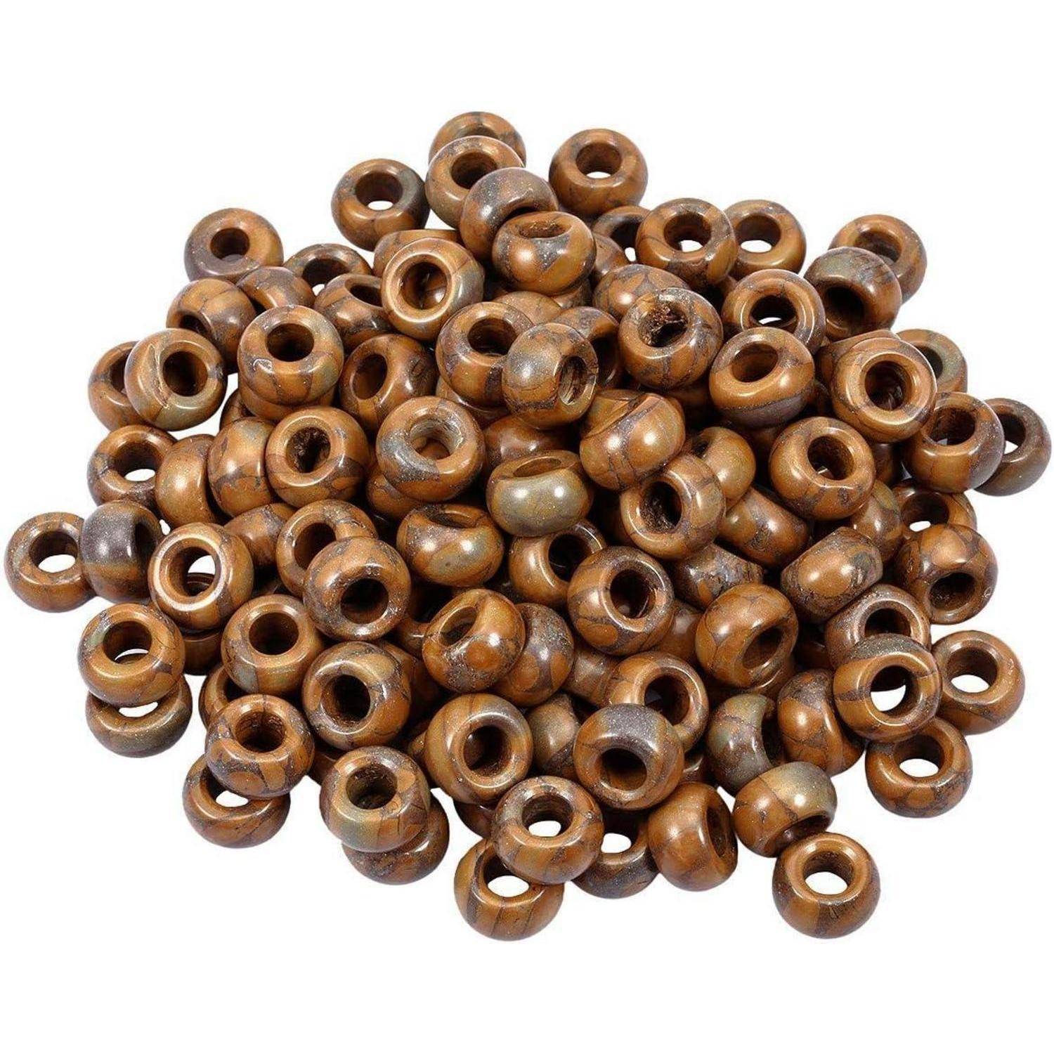 Perlen Edelstein Rondelle Loch Makramee Charm Bambusblatt-Achat 14x8mm