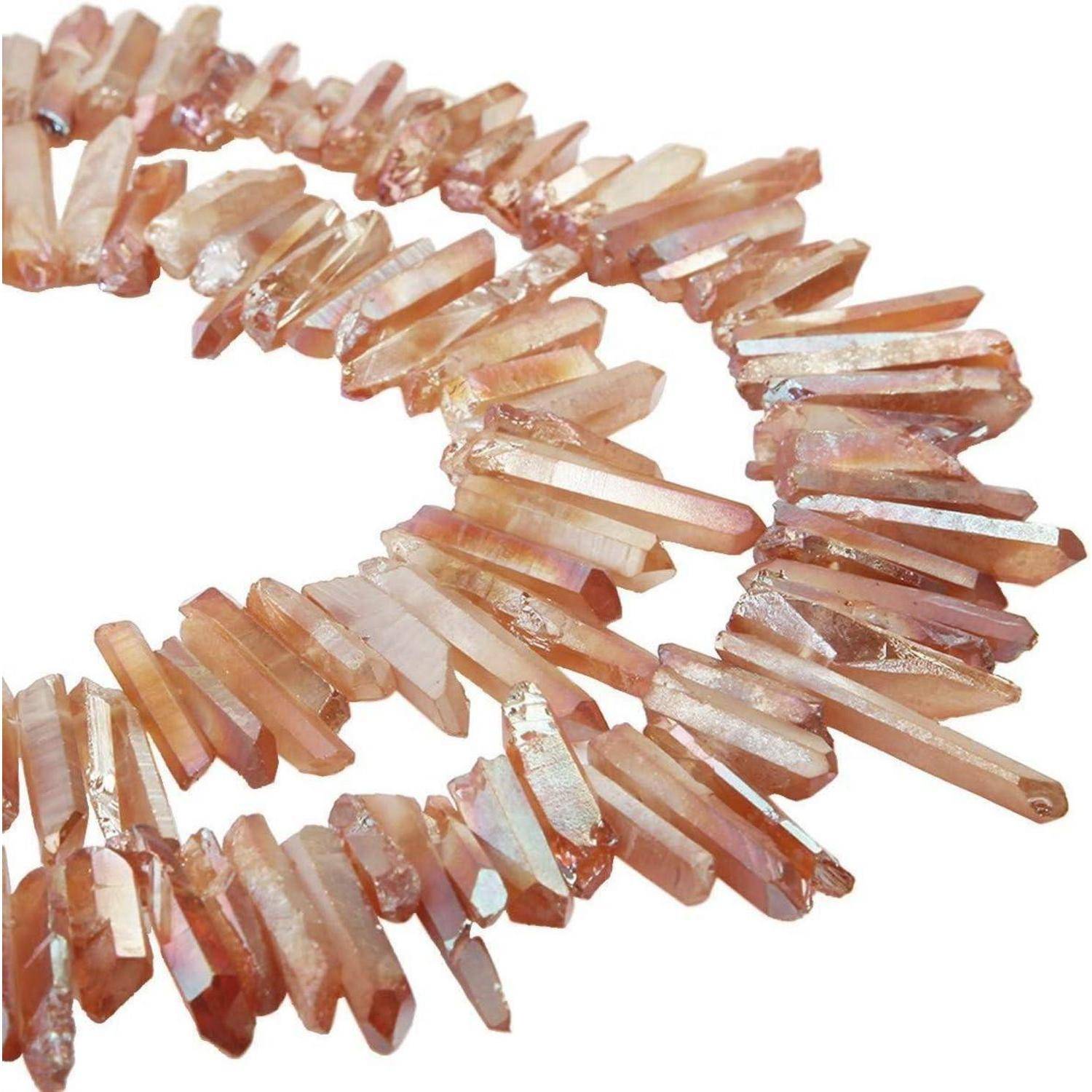 Perlen Titanium Beschichtet Kristall Orange(Grob;12mm-35mm Perlen)