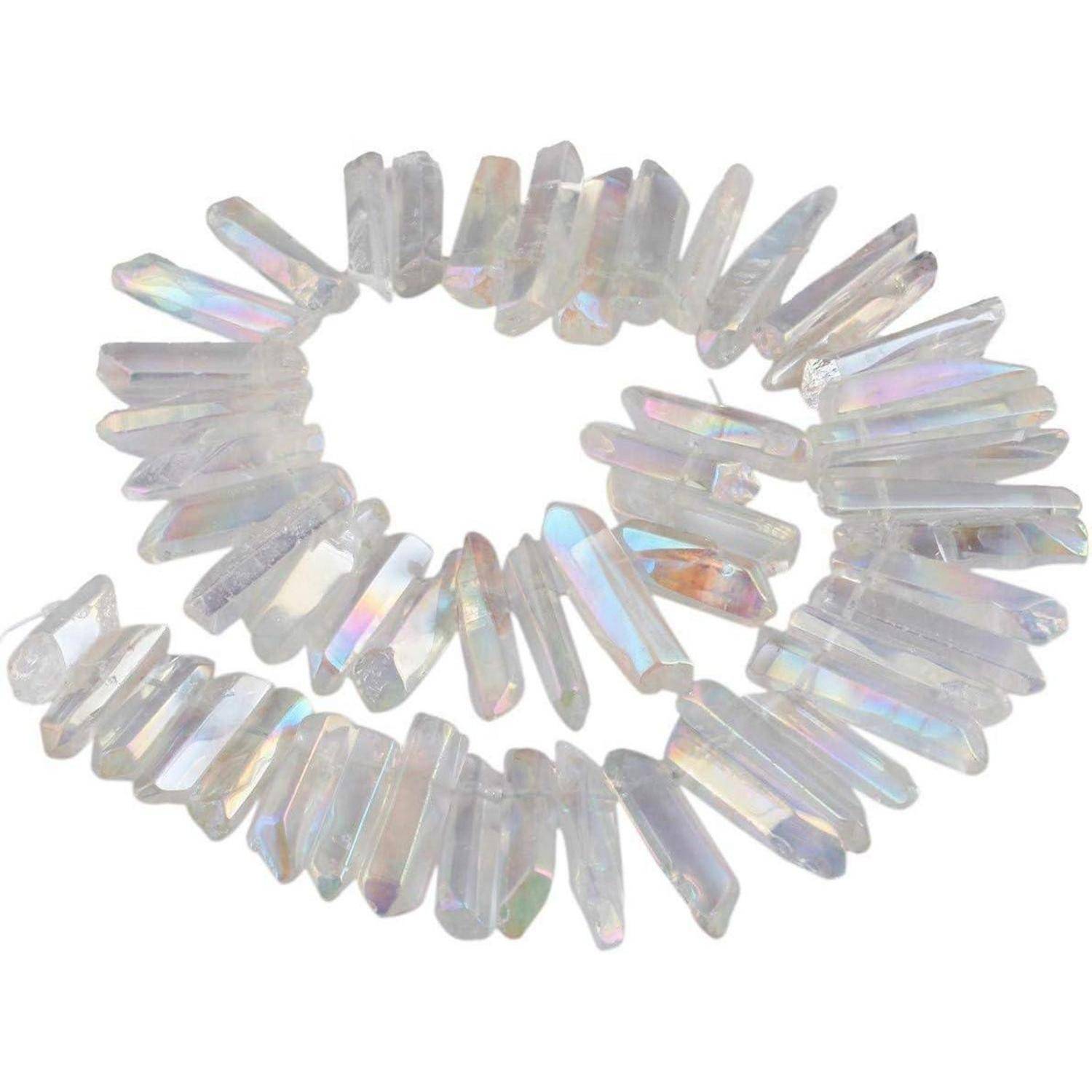 Perlen Kristall Quarz Engel Aura AB Kristall(Poliert;13mm-42mm Perlen)