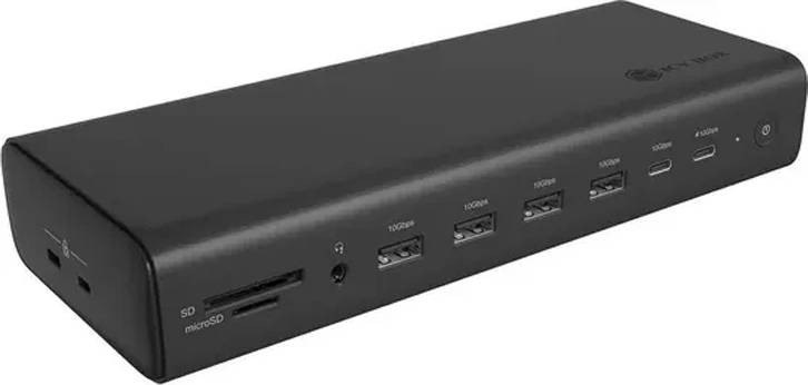 Eine USB 3.0 HDMI-Capture-Card mit Hub-Funktion, mit fünf HDMI-Anschlüssen und einem USB-Stecker, entwickelt für die Verbindung mehrerer Geräte zur Videoerfassung.