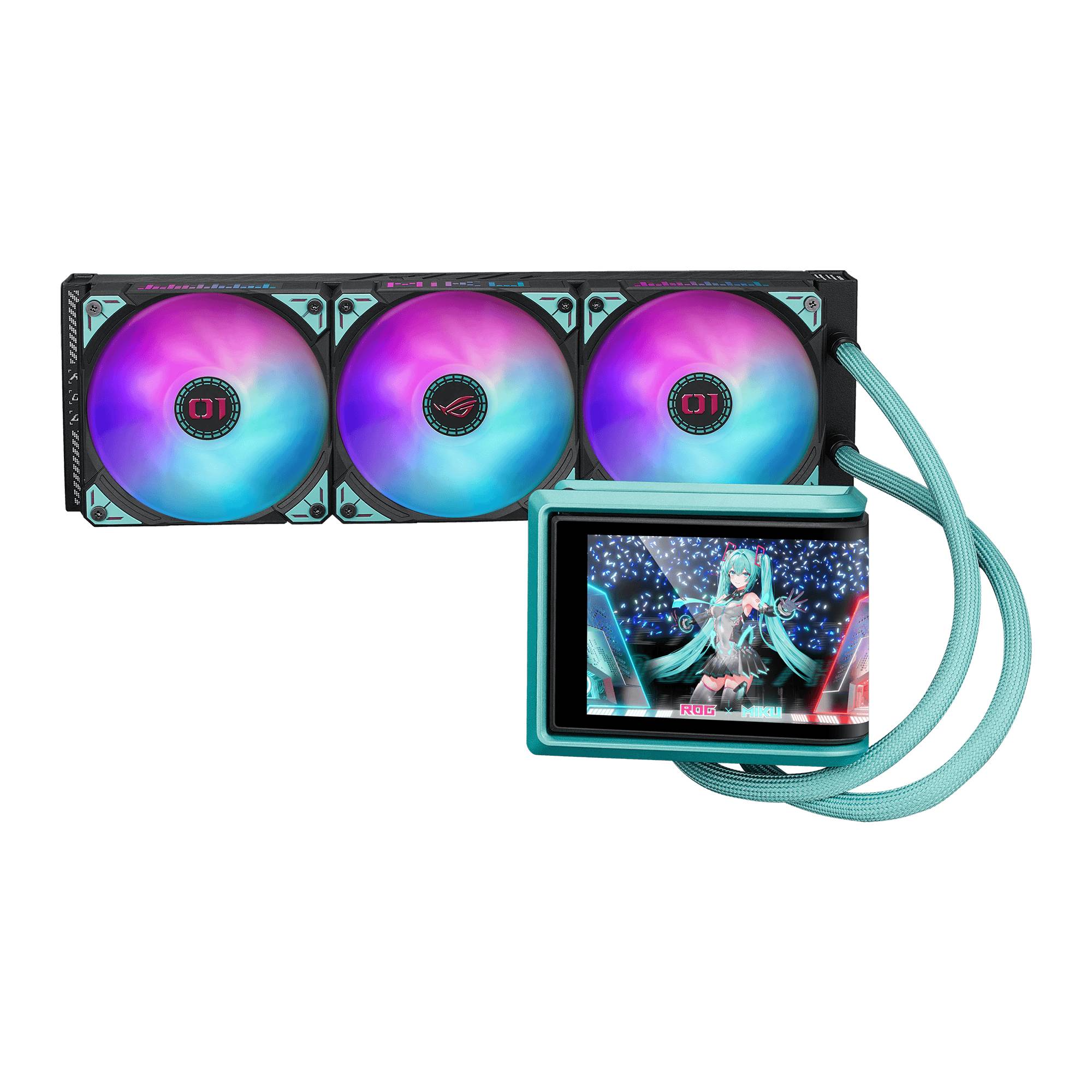 ASUS ROG RYUO IV 360 ARGB HATSUNE MIKU EDITION all-in-one CPU cooler