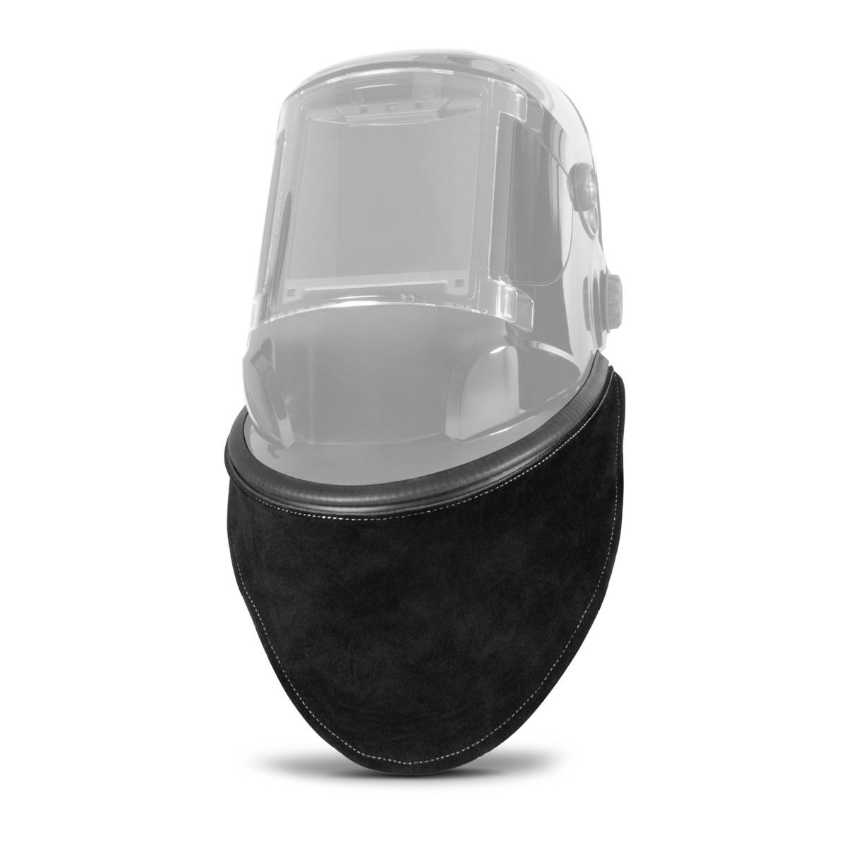 STAHLWERK Leder-Halsschutz und Brustschutz-Latz für Schweißhelme