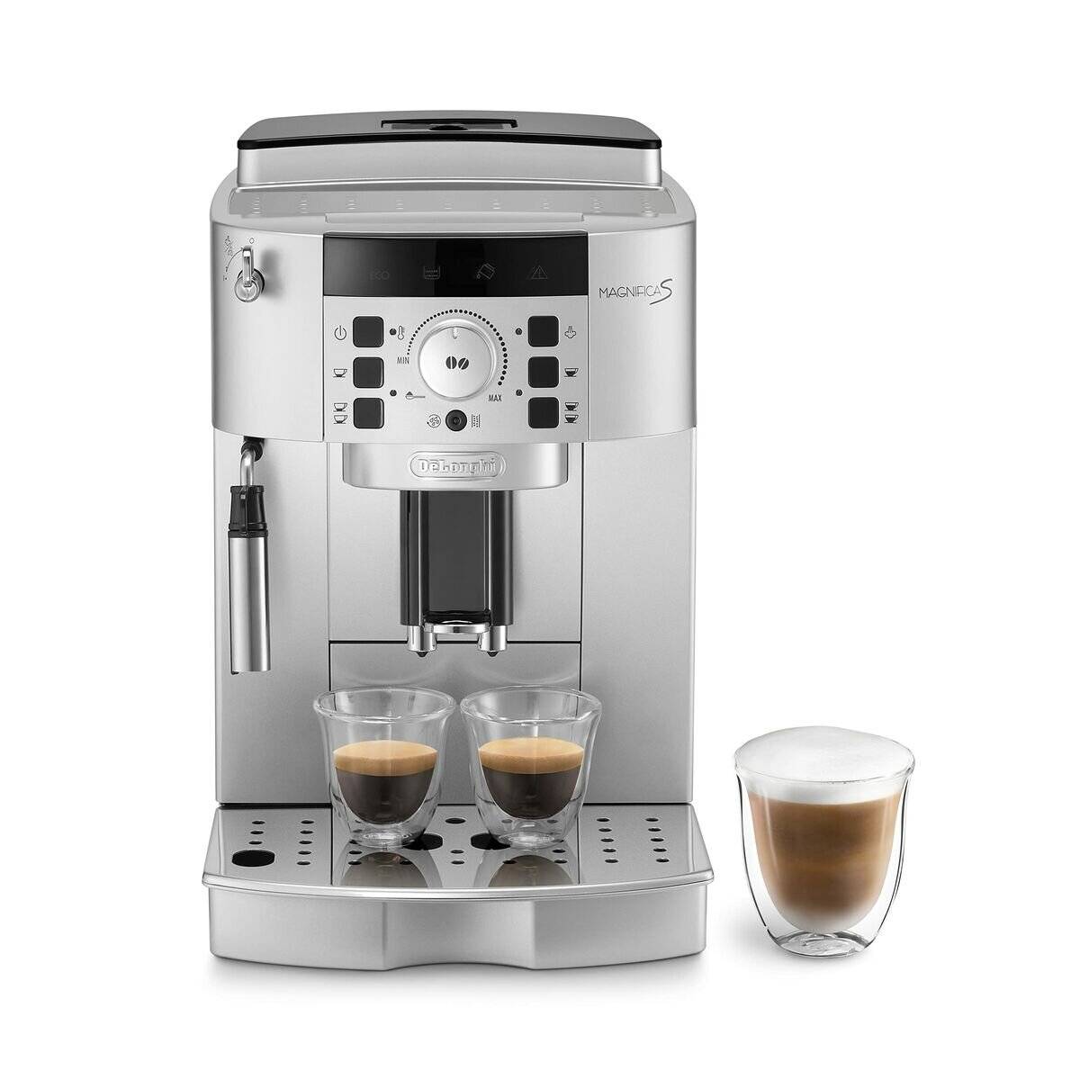 DeLonghi Coffeemachine ECAM 22 110 SB Delonghi110 Delonghi 110 silver with cappuccinatore (ECAM22.110.SB)