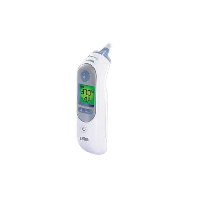 IRT6520 Fieberthermometer ThermoScan 7 (weiß, Infrarot-Ohrthermometer)