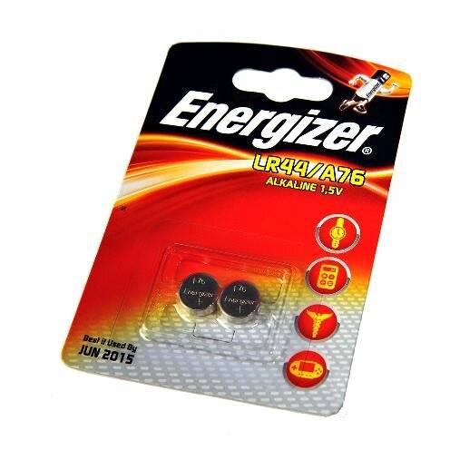 Energizer LR44/A76 Batterien, Lithium Knopfzelle, 2 Stück