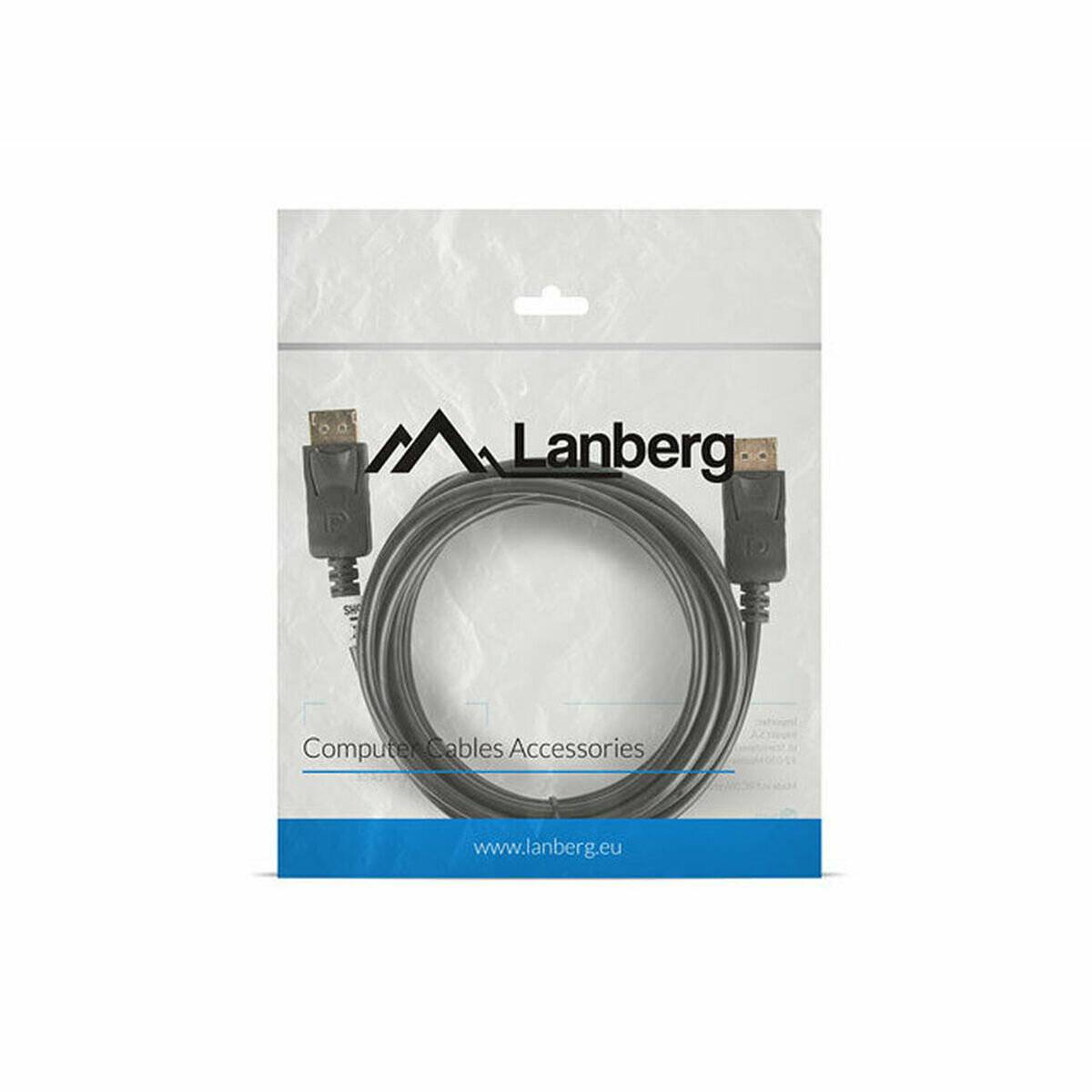 Lanberg Ca-Dpdp-10cc-0030-Bk Displayport 1.1a 19pol Plug On Displayport