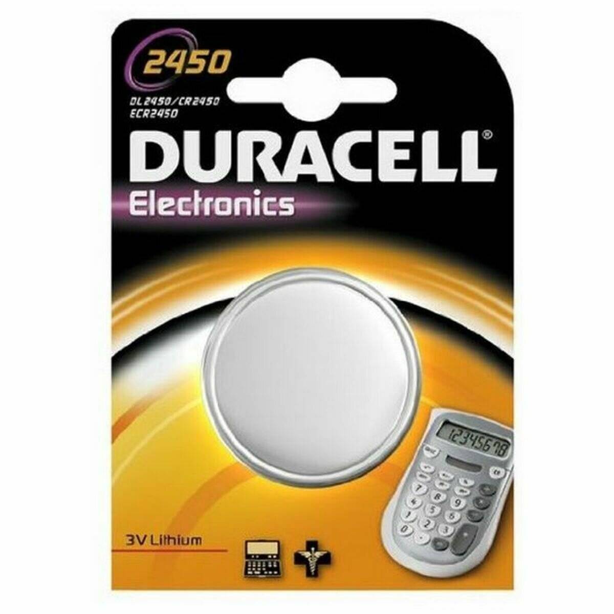 Duracell Cr2450 Lithium Button Cell Battery - 3v - 1 Piece
