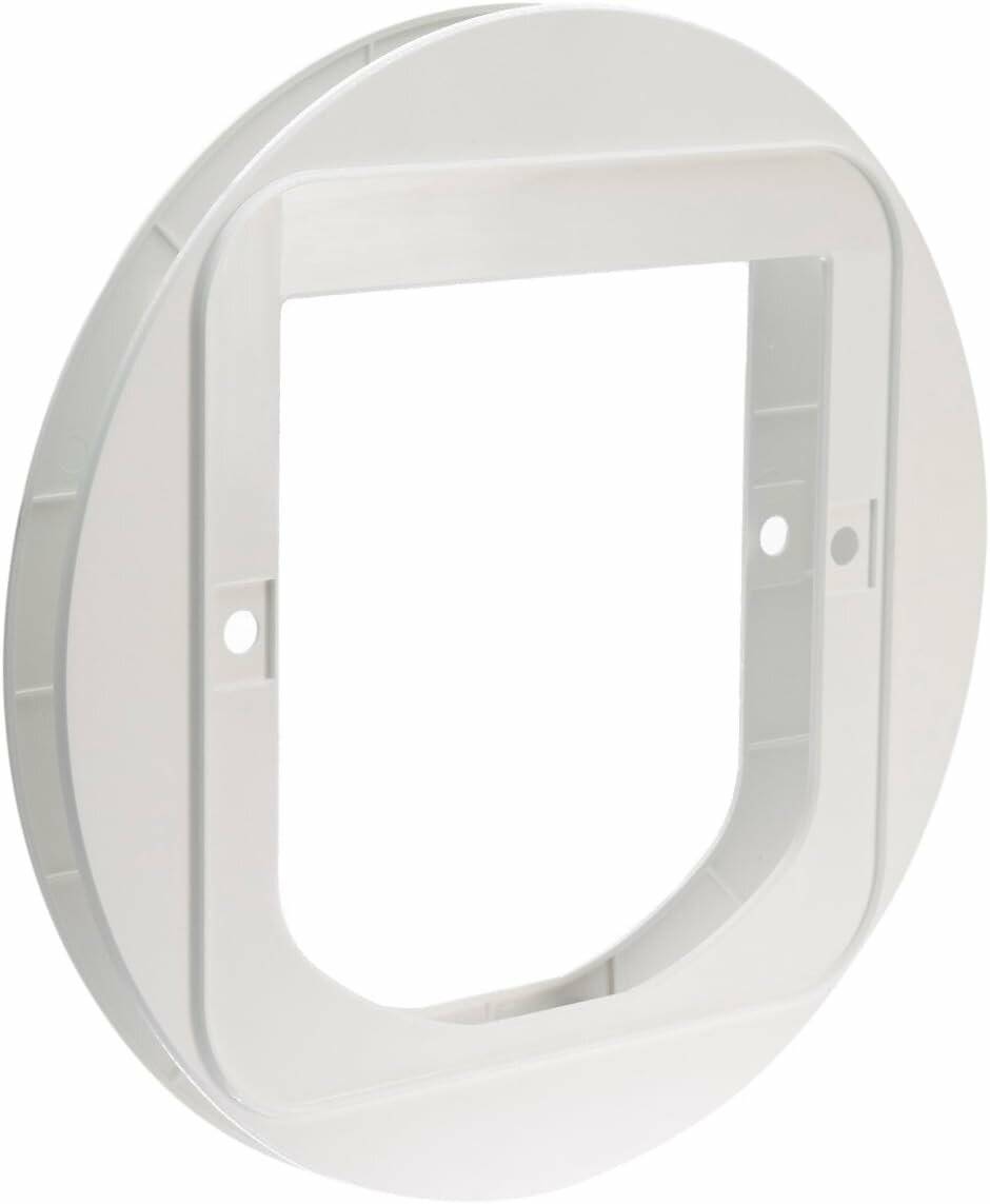 Sureflap Mounting Adapter For Cat Flap - White - 14 X 12 Cm