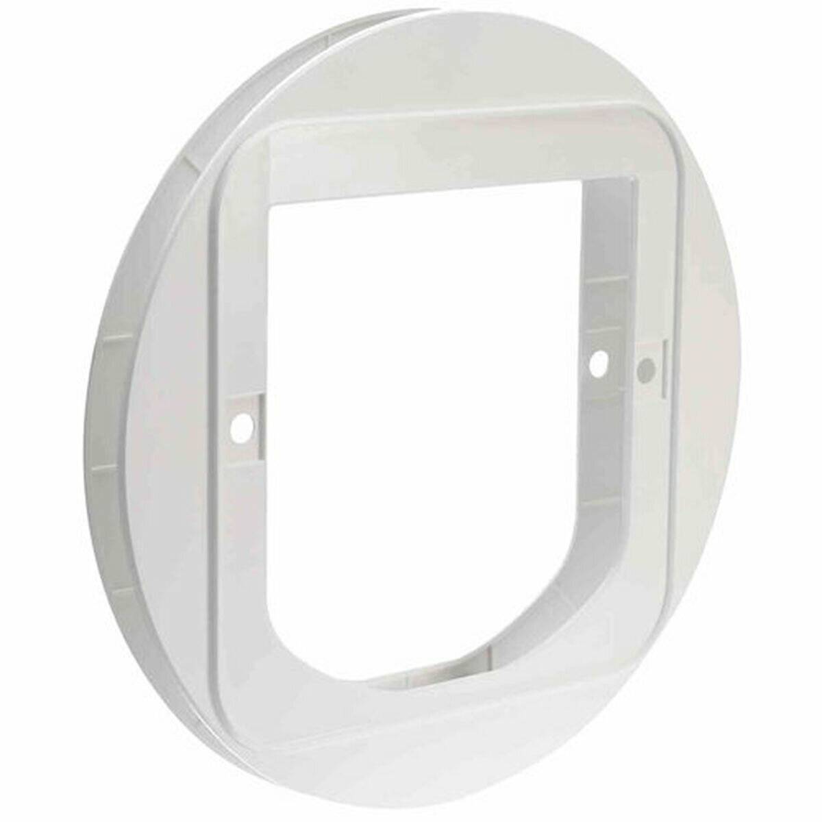 Sureflap Mounting Adapter For Cat Flap - White - 14 X 12 Cm