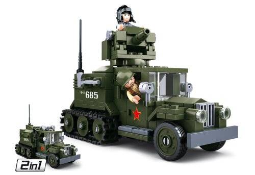 Sluban M38-B0685 - WWII - Alliierter Half Track