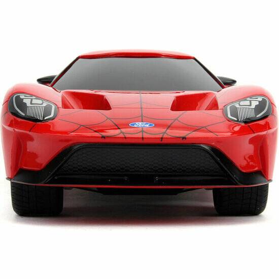 Jada Toys 253226002 - Marvel Spiderman RC 2017 Ford GT, 1:16