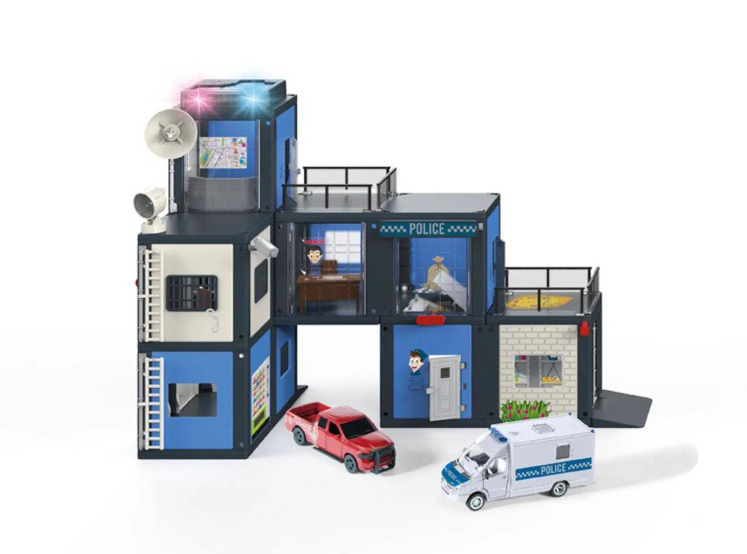 SIKU WORLD Polizeistation, Modellfahrzeug (Inkl. Zwei Fahrzeuge)