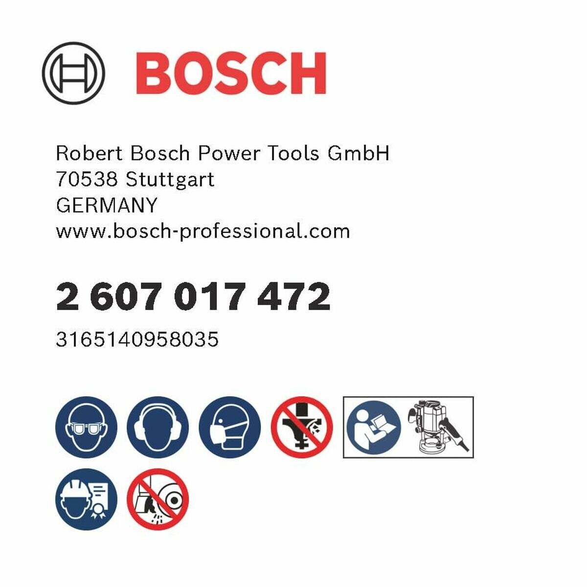 Bosch FrÃ ¤ ser-Set, 15-teilig (8mm-Schaft)