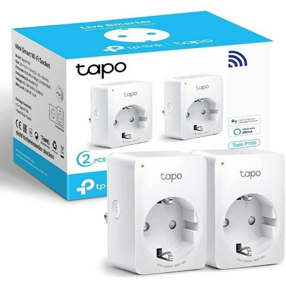 TP-LINK TPLINK Smart-Stecker SmartStecker TAPO P100(2-PACK) P100(2PACK) (TAPO P100(2-PACK)) P100(2PACK))