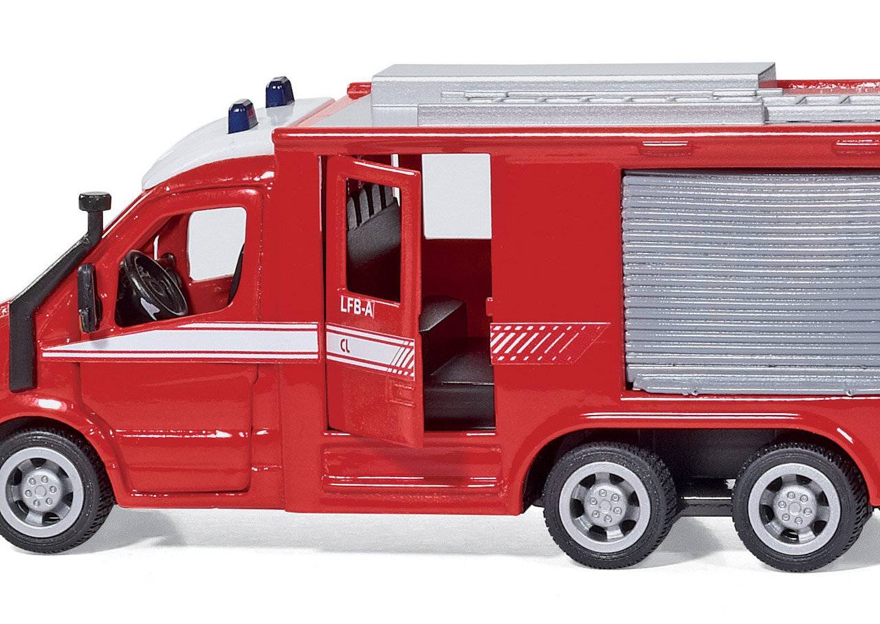 SIKU SUPER Mercedes-Benz Sprinter 6x6 Feuerwehr, Modellfahrzeug