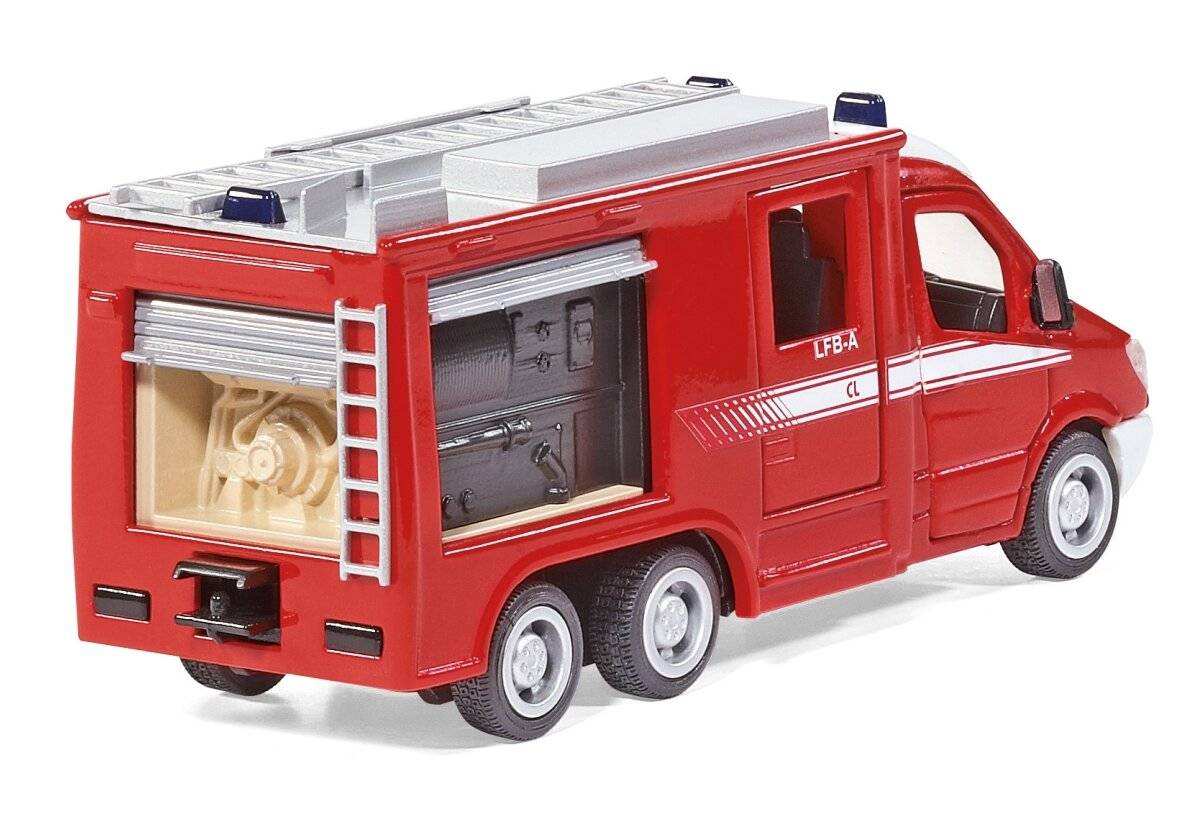SIKU SUPER Mercedes-Benz Sprinter 6x6 Feuerwehr, Modellfahrzeug