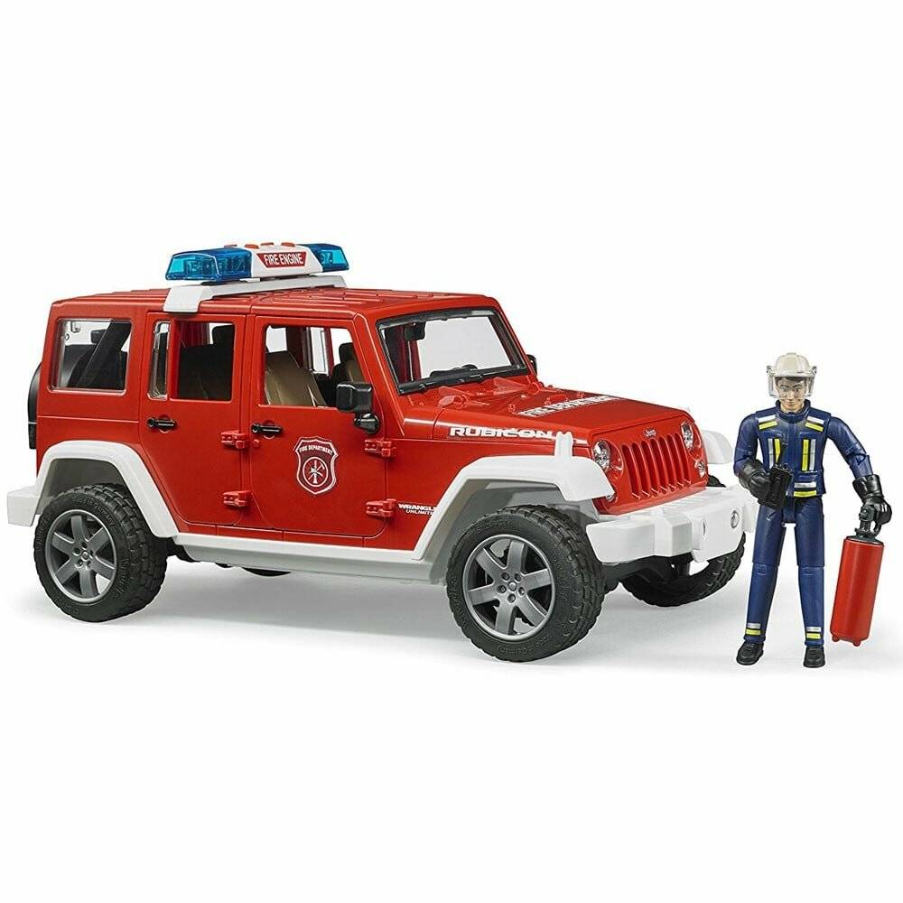 bruder Jeep Wrangler Unlimited Rubicon Feuerwehrfahrzeug