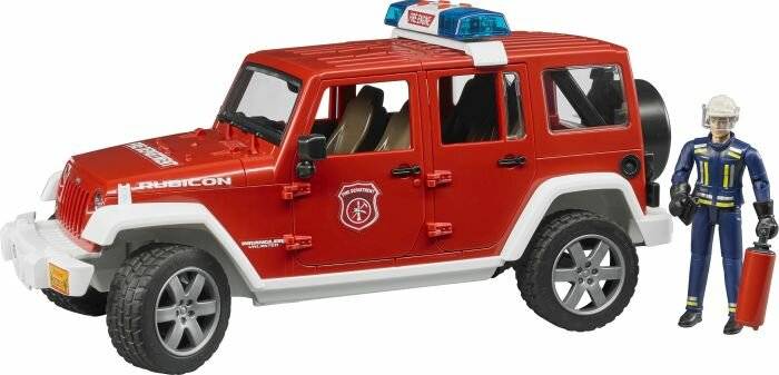 bruder Jeep Wrangler Unlimited Rubicon Feuerwehrfahrzeug