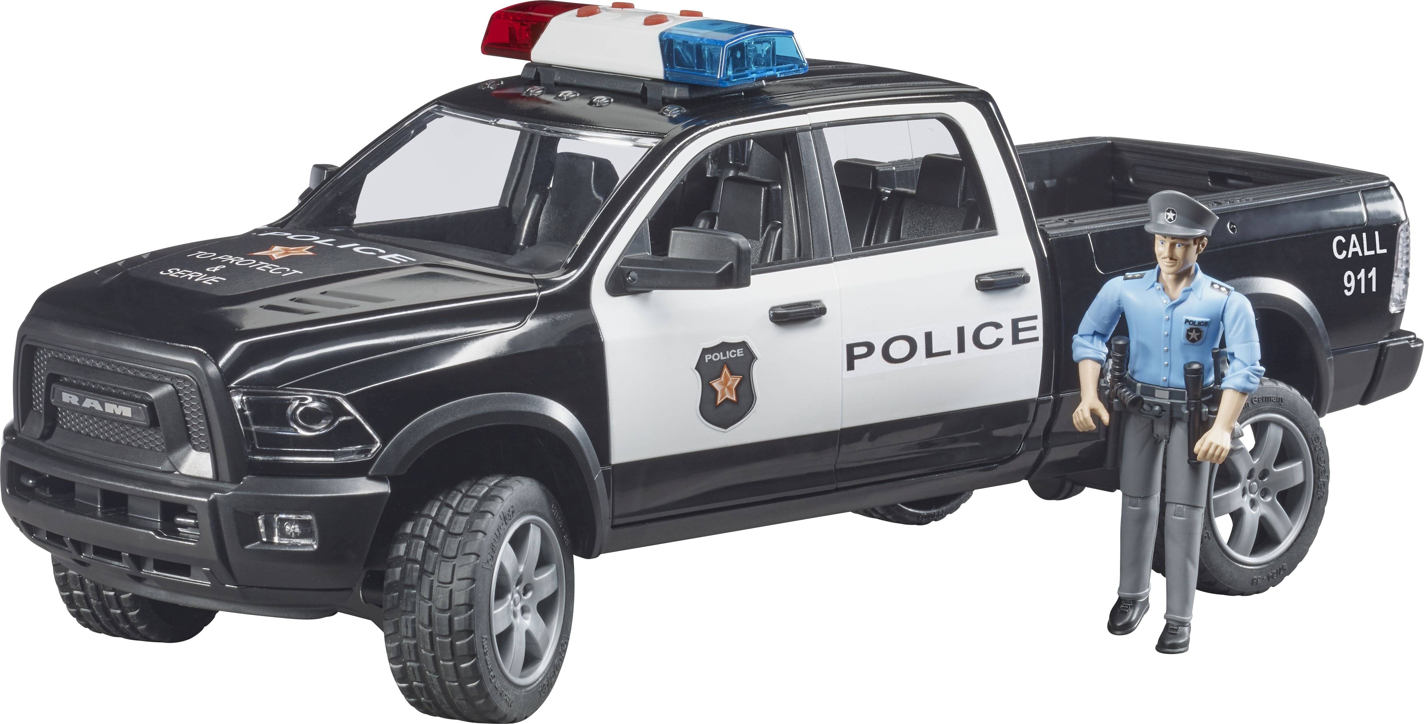 bruder RAM 2500 Polizei Pickup , Modellfahrzeug