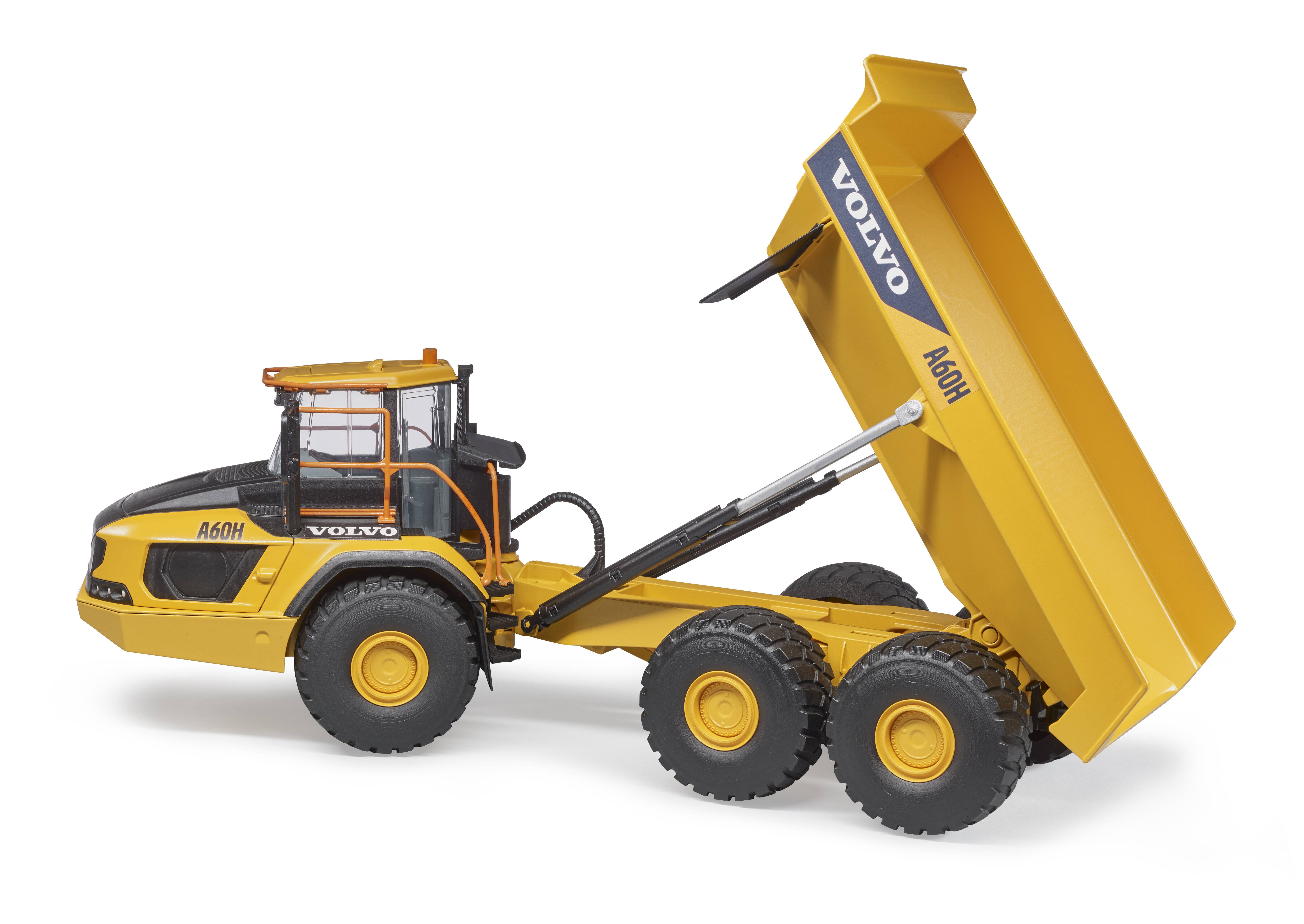 bruder Volvo A60H Dumper, Modellfahrzeug (gelb/schwarz)