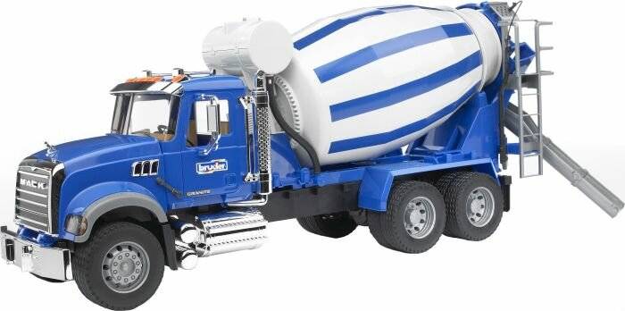 bruder MACK Granite Betonmisch-LKW, Modellfahrzeug (blau/weiÃ  )