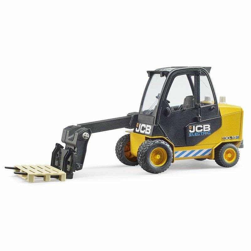 bruder JCB Teletruk mit Palette, Modellfahrzeug (gelb/schwarz)