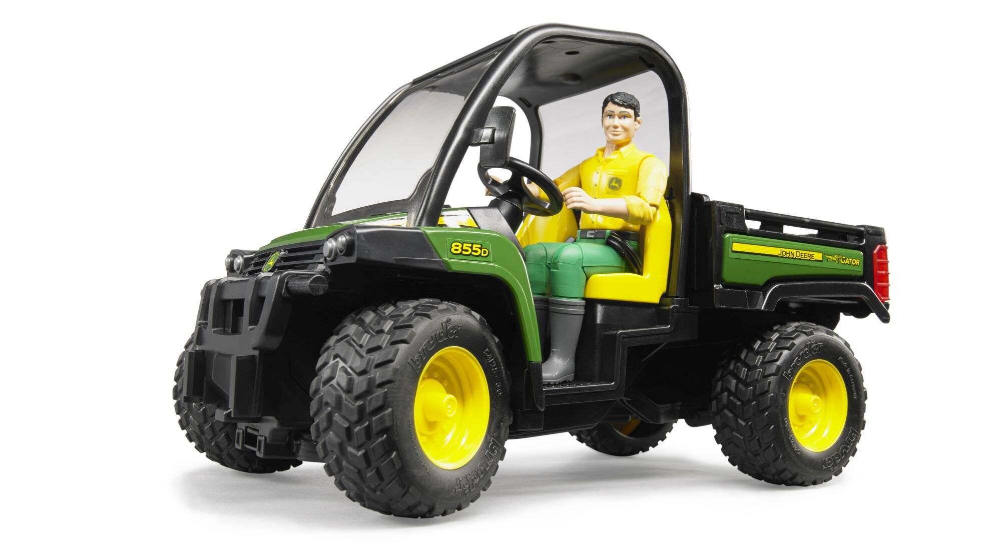 bruder John Deere Gator XUV 855D, Modellfahrzeug (mit Fahrer)