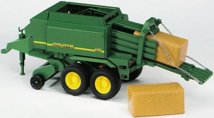 bruder John Deere GroÃ  ballenpresse, Modellfahrzeug (grÃ ¼ n/gelb)