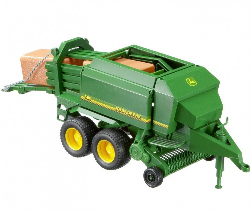 bruder John Deere GroÃ  ballenpresse, Modellfahrzeug (grÃ ¼ n/gelb)