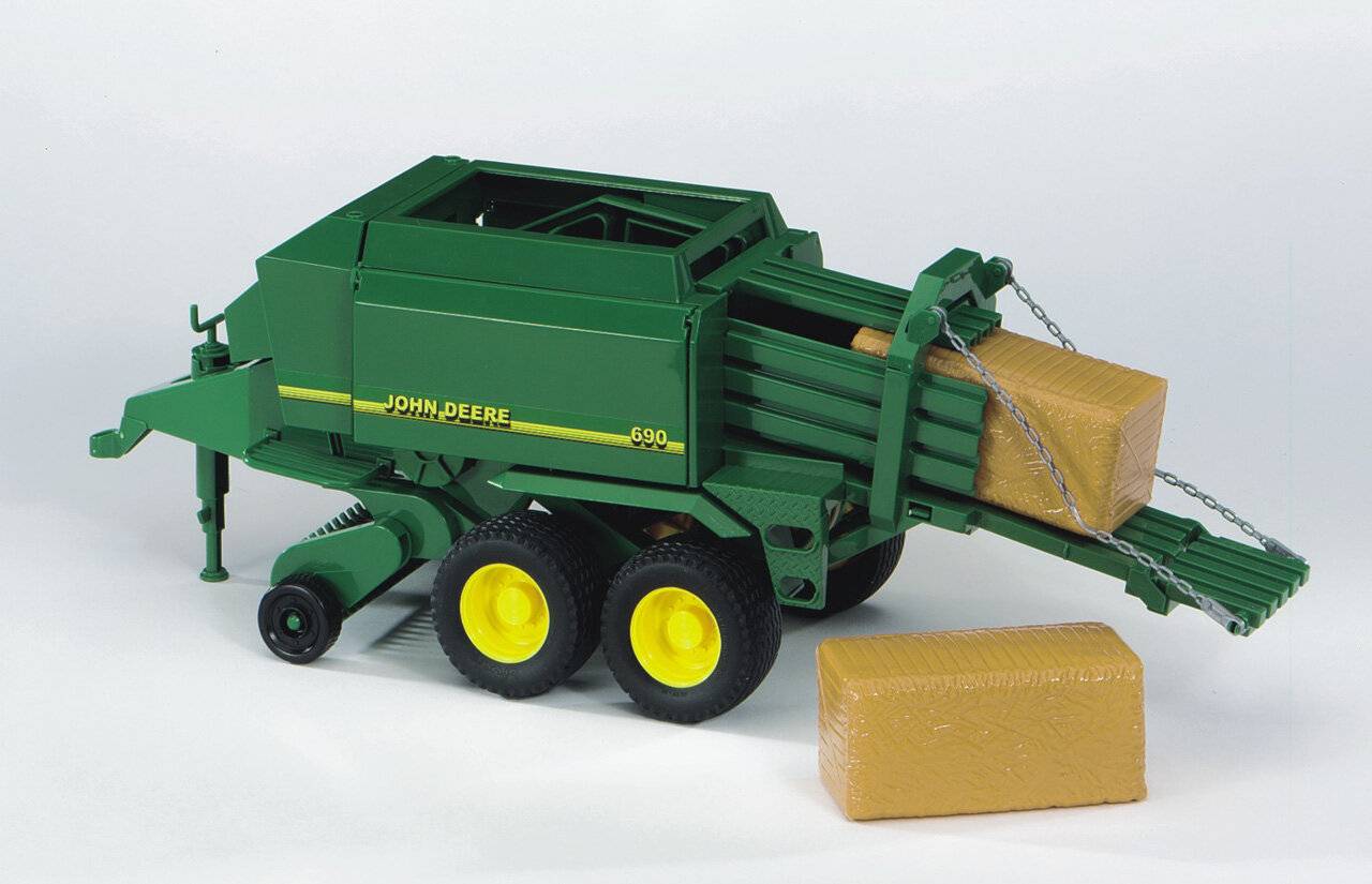 bruder John Deere GroÃ  ballenpresse, Modellfahrzeug (grÃ ¼ n/gelb)