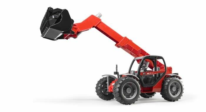 bruder Manitou Teleskoplader MLT 633, Modellfahrzeug (rot/grau)