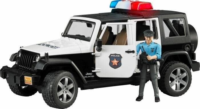 bruder Jeep Wrangler Unlimited Rubicon Polizeifahrzeug
