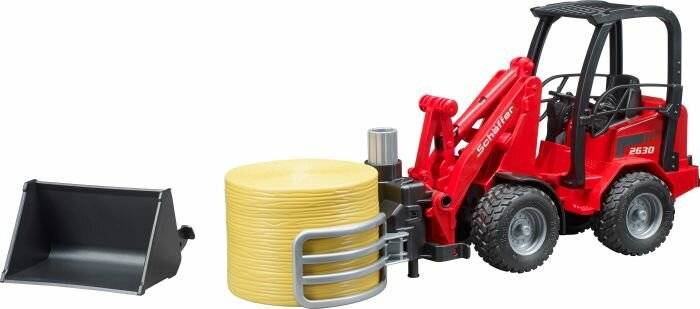 bruder Schäffer Hoflader 2034 mit Ballengreifzange