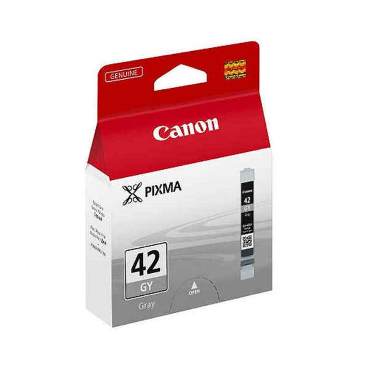 Canon PIXMA 42 Grau Tintenpatrone Schachtel, mit Produktabbildung und gekennzeichnet mit 'Original' und 'GY 42'.
