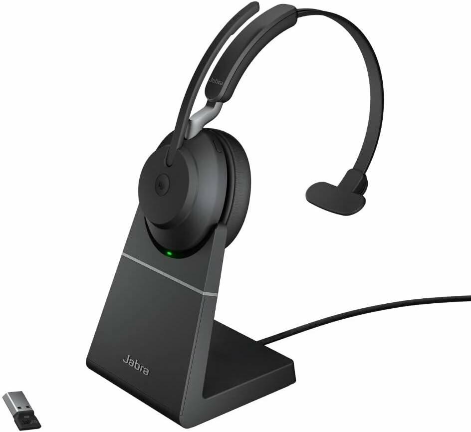 Evolve2 65 (schwarz, Microsoft Teams, USB-A, Ladestation)