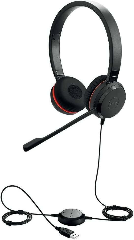 Jabra Headset, Evolve 30 II MS, Kopfbü gel, Duo, USB/3,5mm-Klinke, schwarz