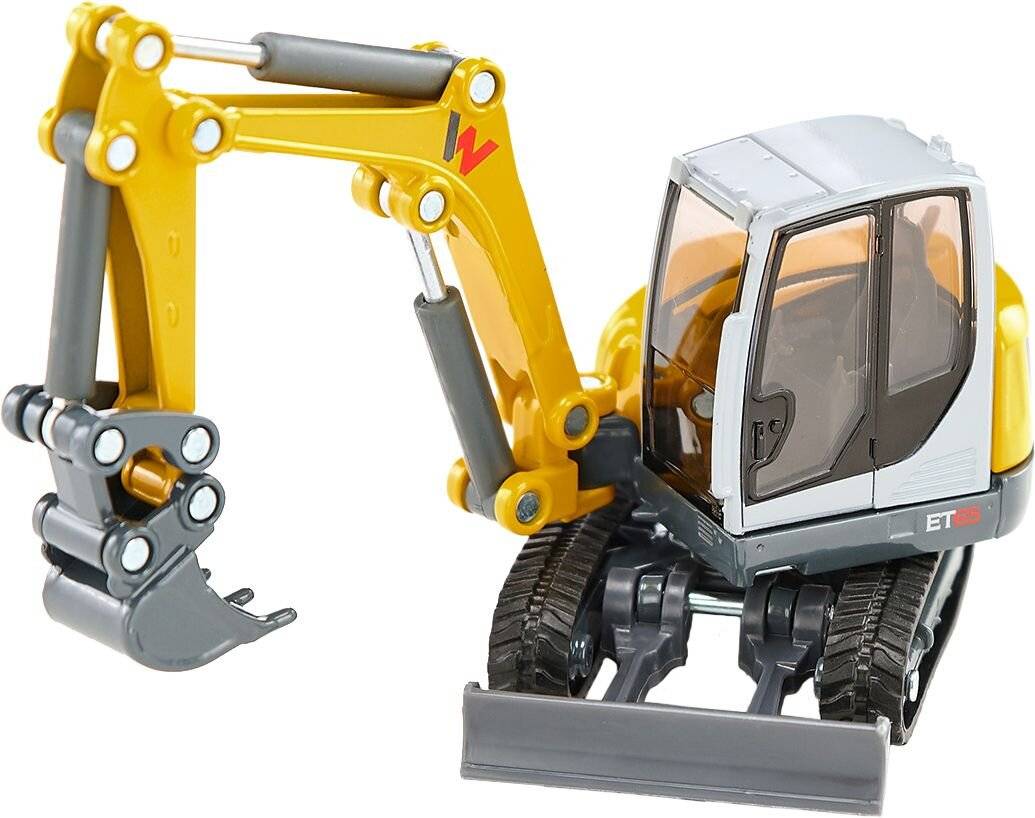 SIKU SUPER Wacker Neuson ET65 Kettenbagger, Modellfahrzeug (gelb/grau)