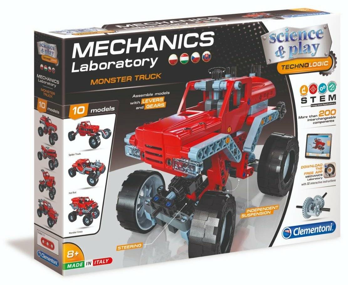 Mechanisches Labor - Monstertruck, 10 Modelle, 200 Teile