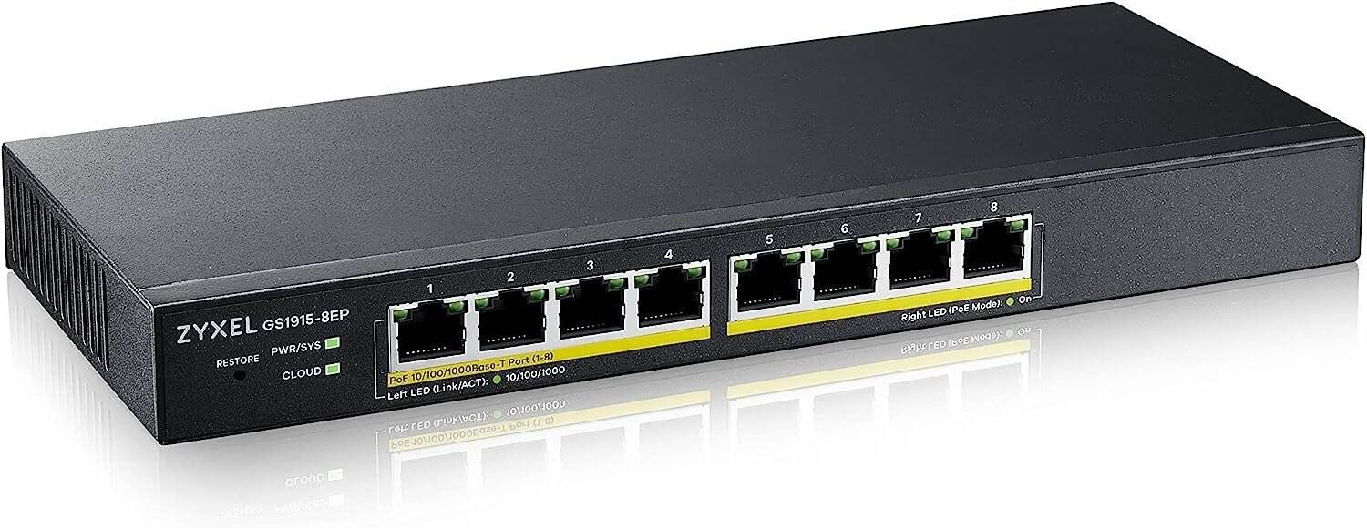 Zyxel Switch GS1915-8EP-EU0101F