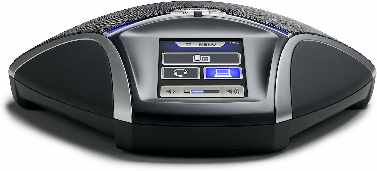 Konftel 910101071 55 Konferenztelefon Telefon inkl USB-Kabel und Netzteil ,Schwarz