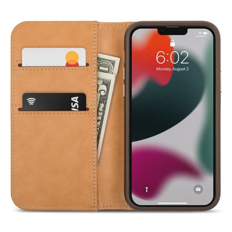 Moshi Overture Case with Detachable Magnetic Wallet for iPhone 13 Pro Max (SnapTo) - Luna Pink