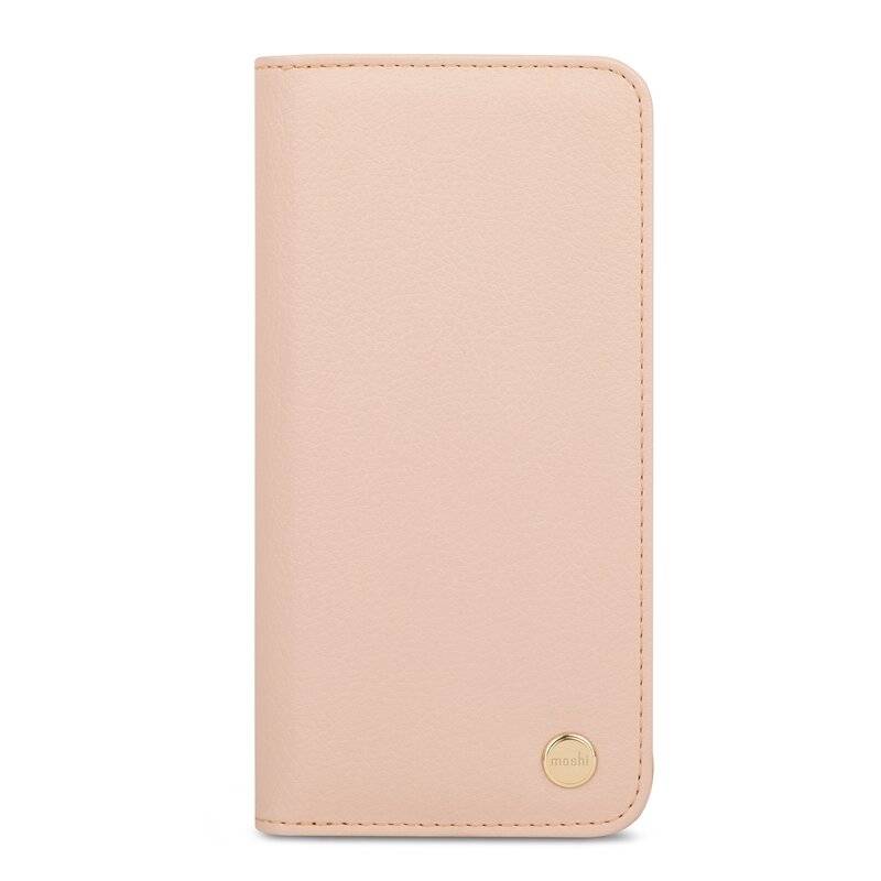 Moshi Overture Case with Detachable Magnetic Wallet for iPhone 13 Pro Max (SnapTo) - Luna Pink